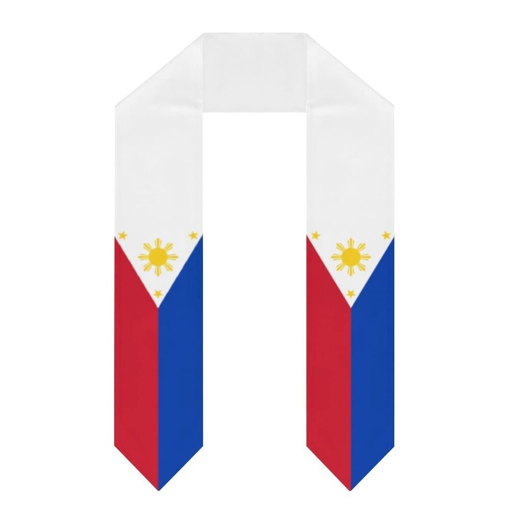 7354 Graduation Stole for Adults - Philippines Filipino Flag
